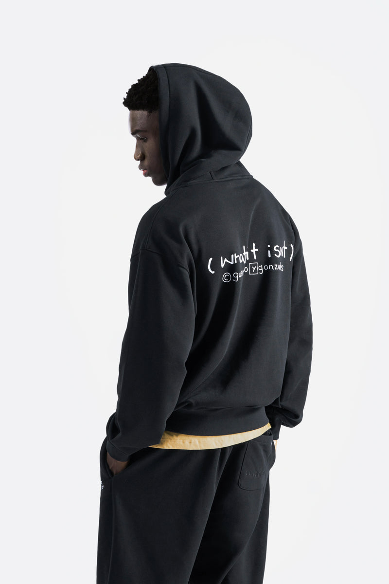 BLACK WII MARK GONZALES BCI COTTON HOODIE