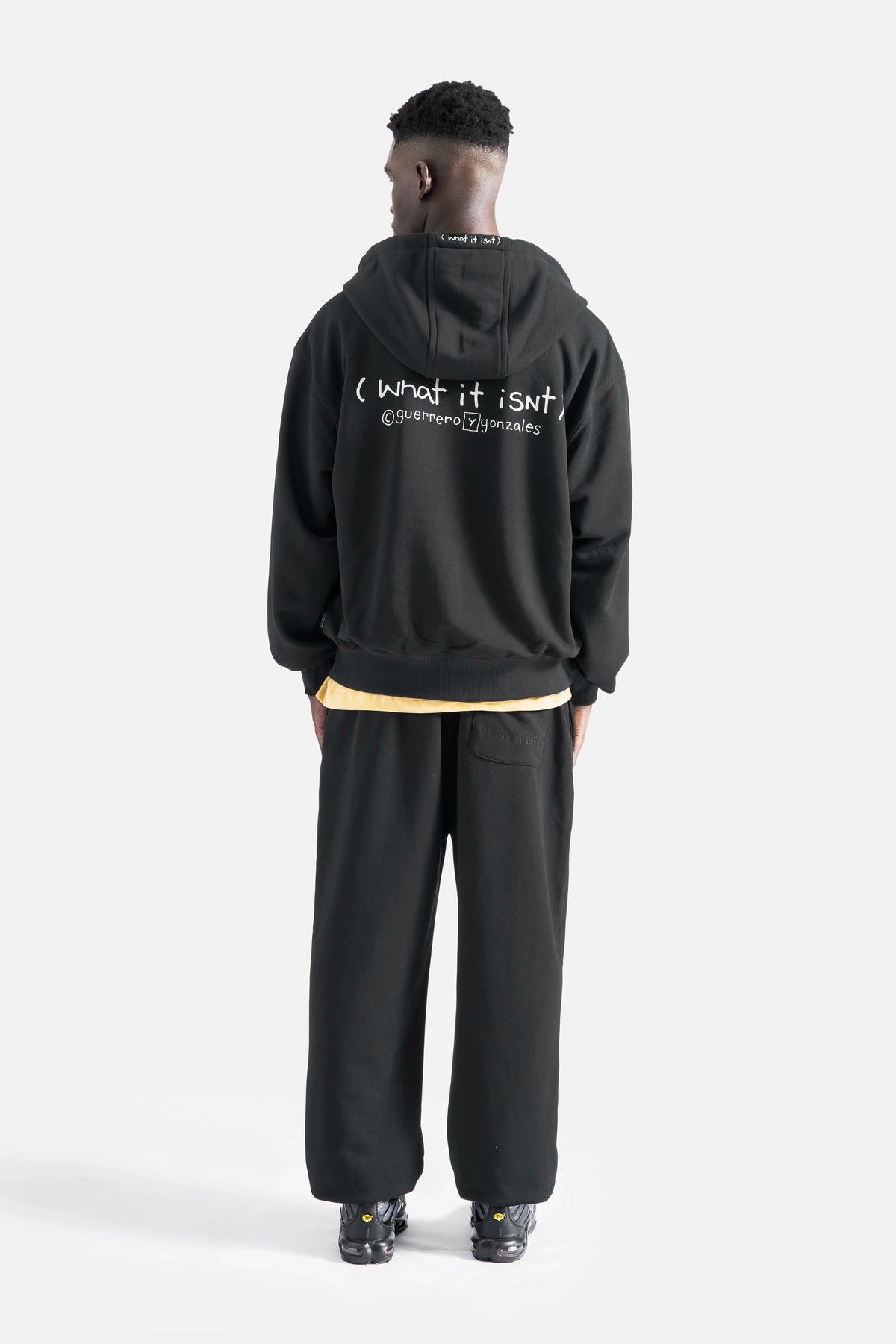 BLACK WII MARK GONZALES BCI COTTON HOODIE