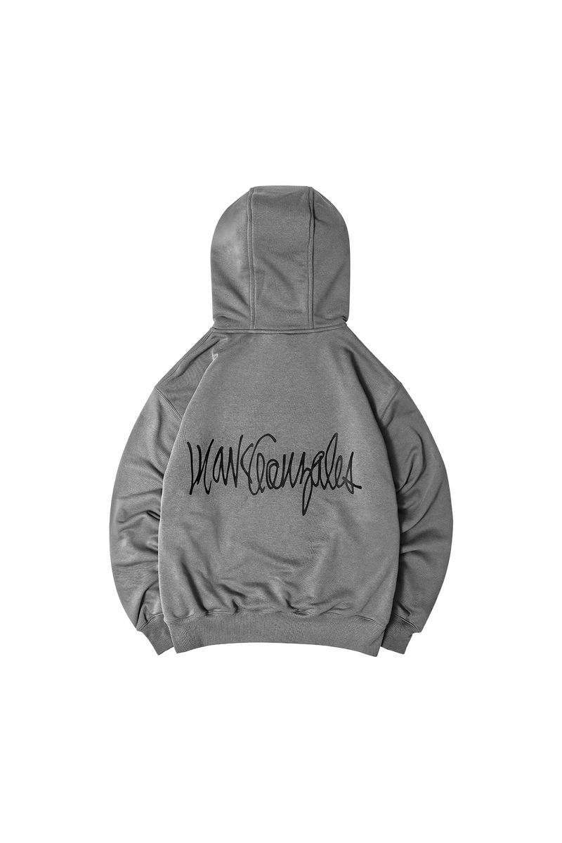 DARK GRAY WII MARK GONZALES BCI COTTON HOODIE