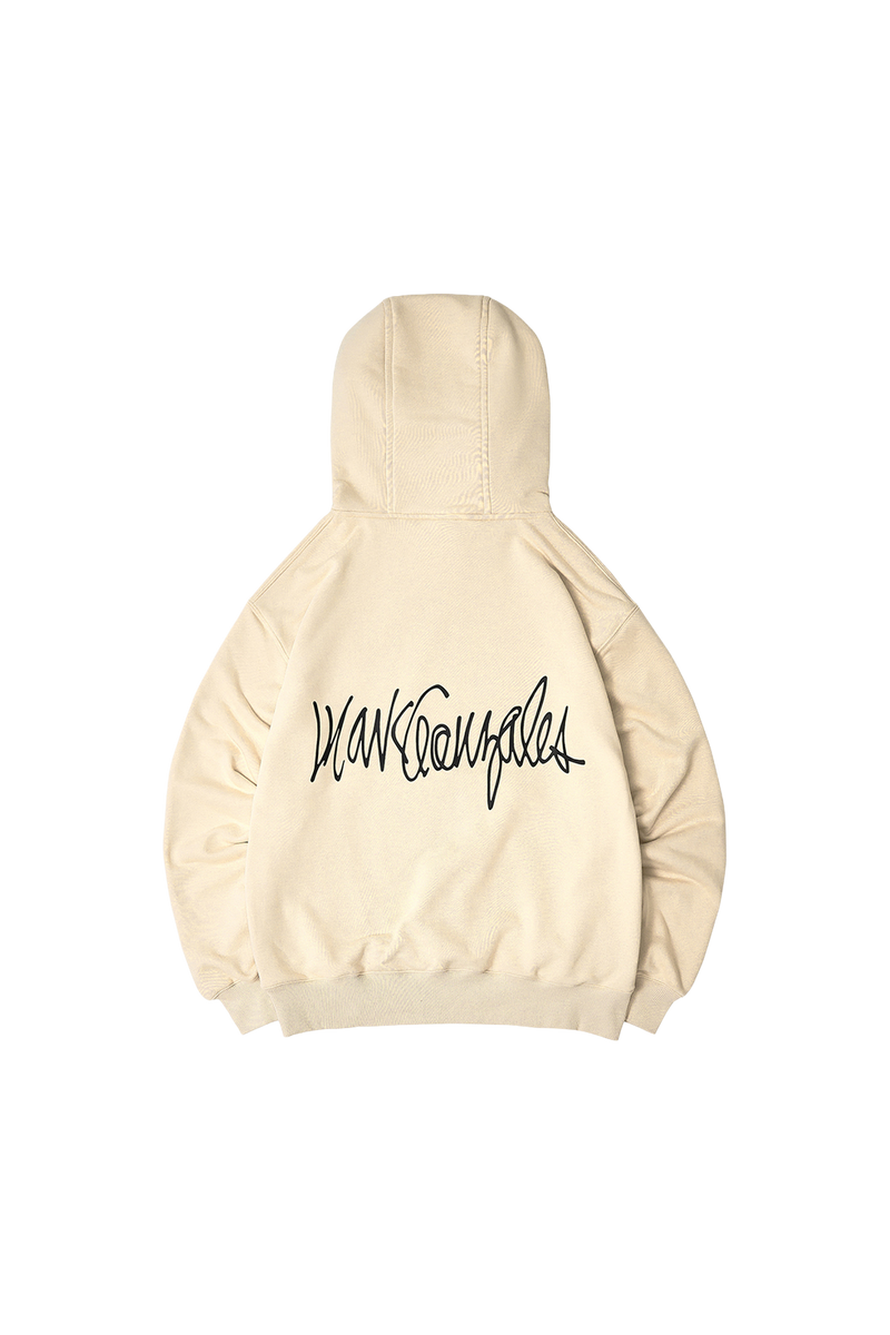 BEIGE WII MARK GONZALES BCI COTTON HOODIE