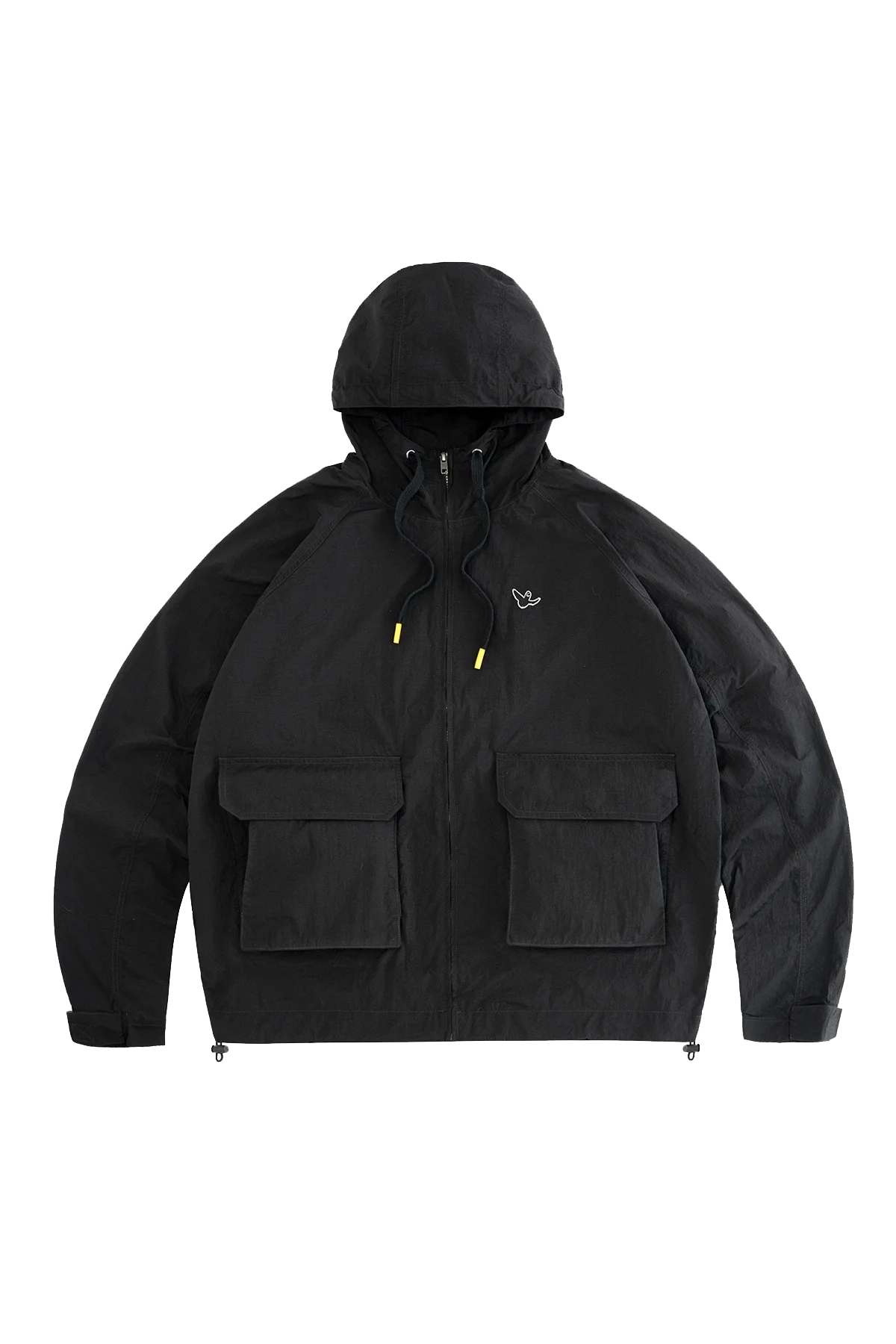 BLACK WII BASIC ANGEL PARKA JACKET