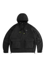 BLACK WII BASIC ANGEL PARKA JACKET