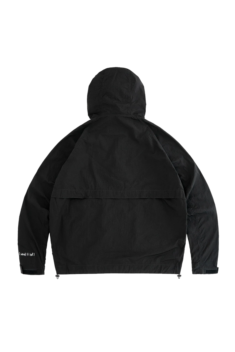 BLACK WII BASIC ANGEL PARKA JACKET