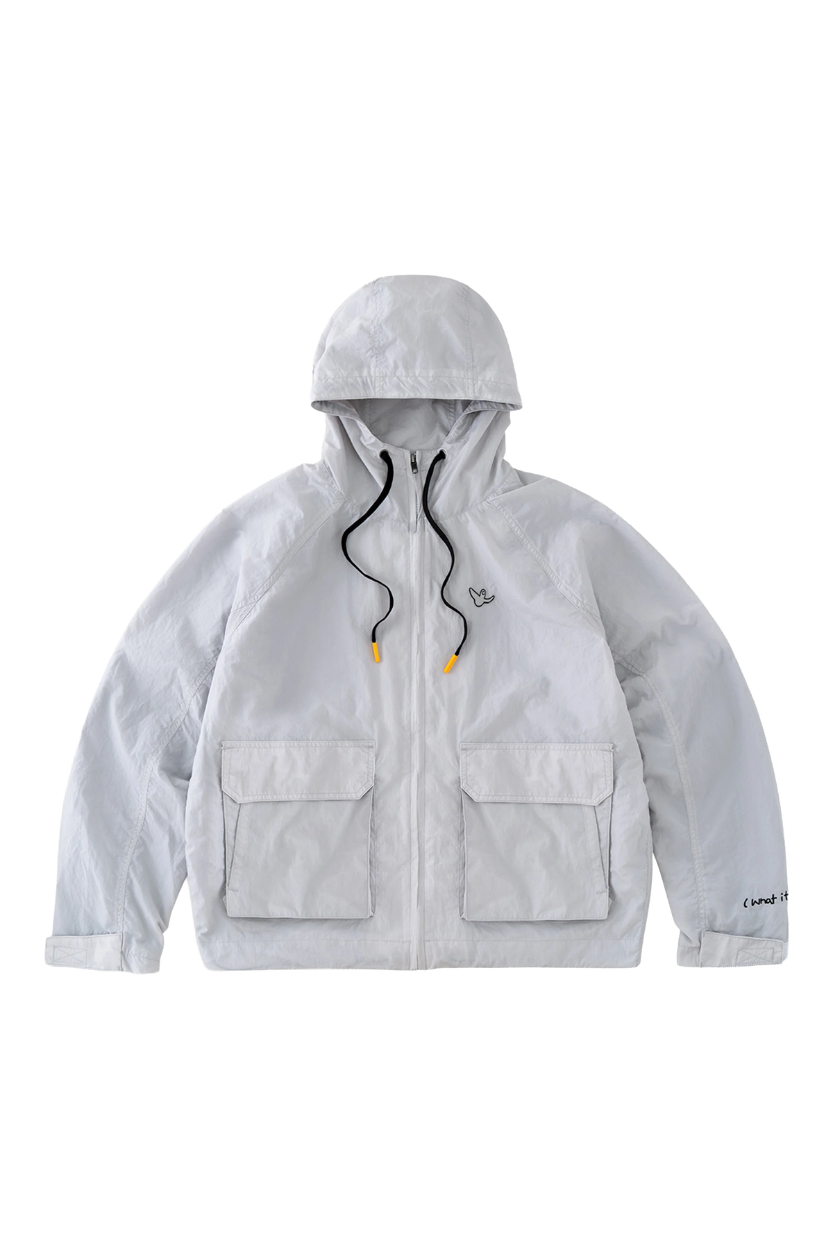 LIGHT GRAY WII BASIC ANGEL PARKA JACKET