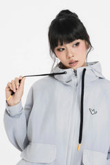 LIGHT GRAY WII BASIC ANGEL PARKA JACKET