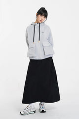 LIGHT GRAY WII BASIC ANGEL PARKA JACKET