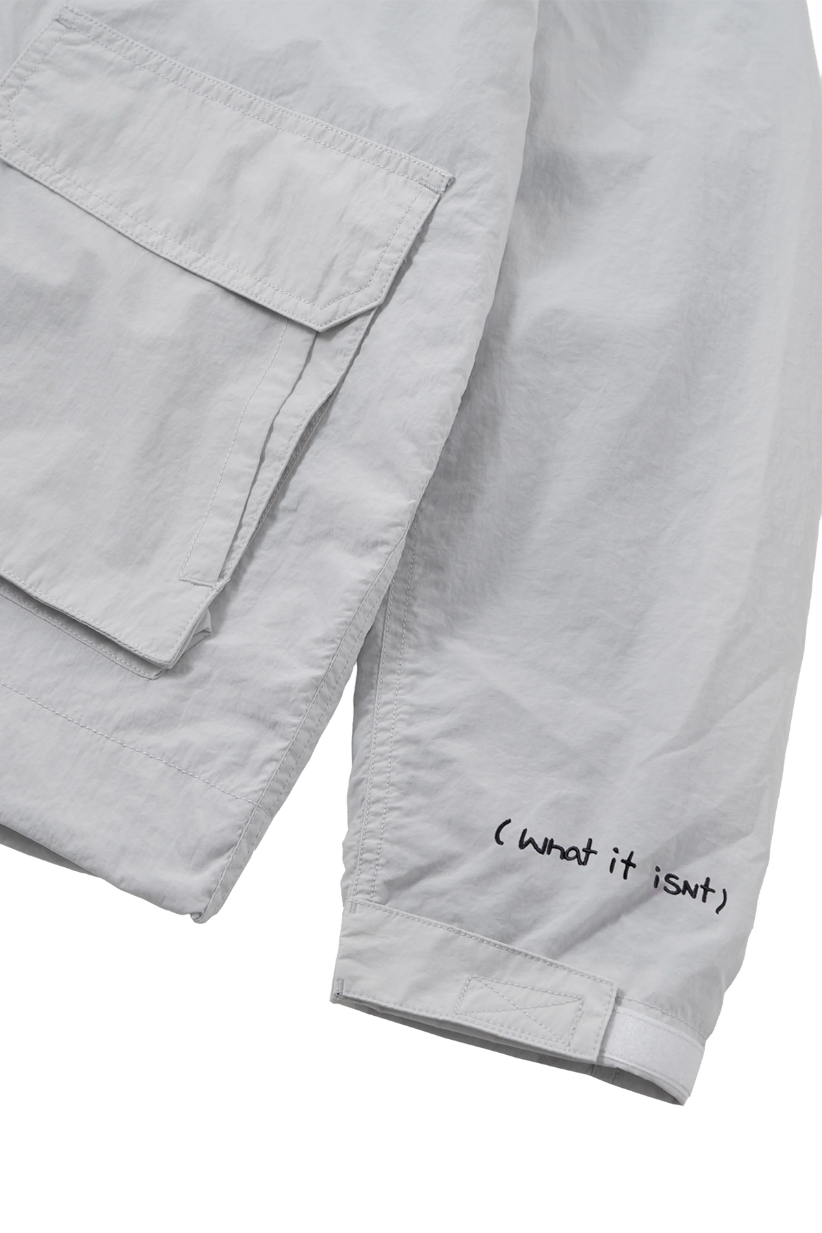LIGHT GRAY WII BASIC ANGEL PARKA JACKET