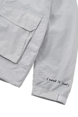 LIGHT GRAY WII BASIC ANGEL PARKA JACKET