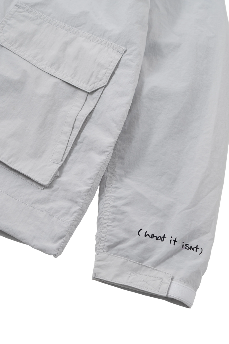 LIGHT GRAY WII BASIC ANGEL PARKA JACKET