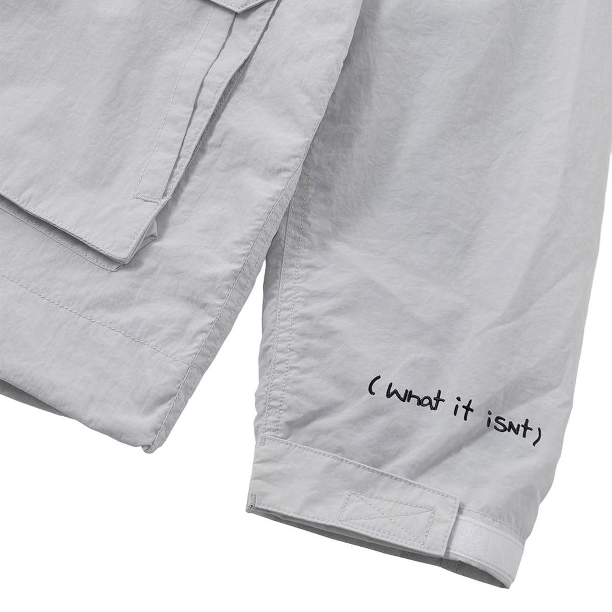 LIGHT GRAY WII BASIC ANGEL PARKA JACKET