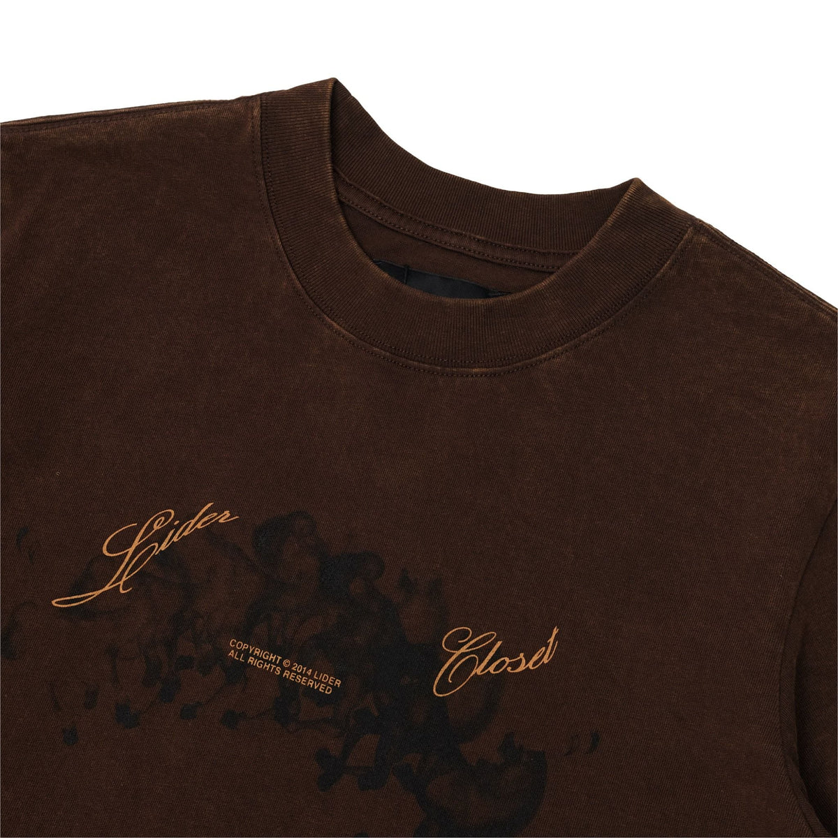 EARTHY BROWN EIGHT HORSES FORWARD TEE