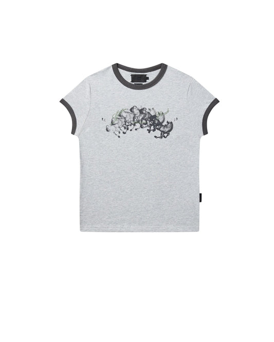 FADED HORSES TEE