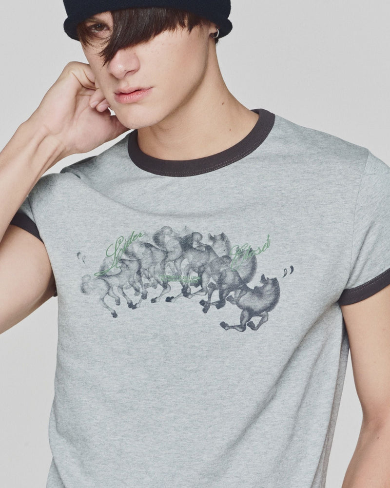 FADED HORSES TEE