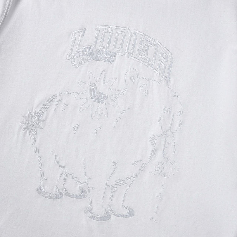 STITCH WHITE CAPYNOMNOM TEE