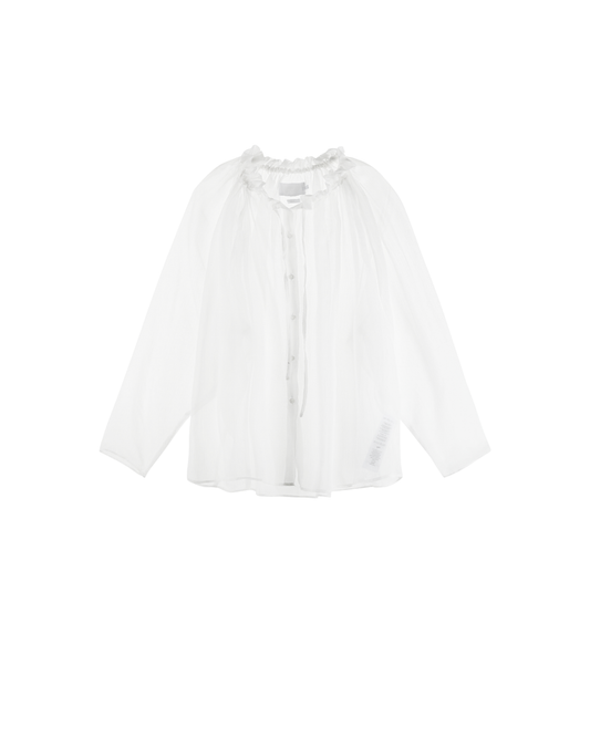 WHITE AIR SEE-THRU SHIRT