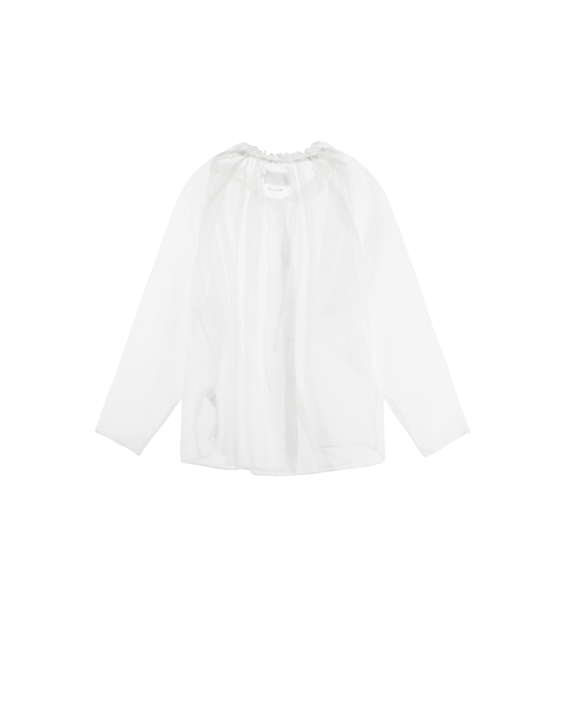 WHITE AIR SEE-THRU SHIRT