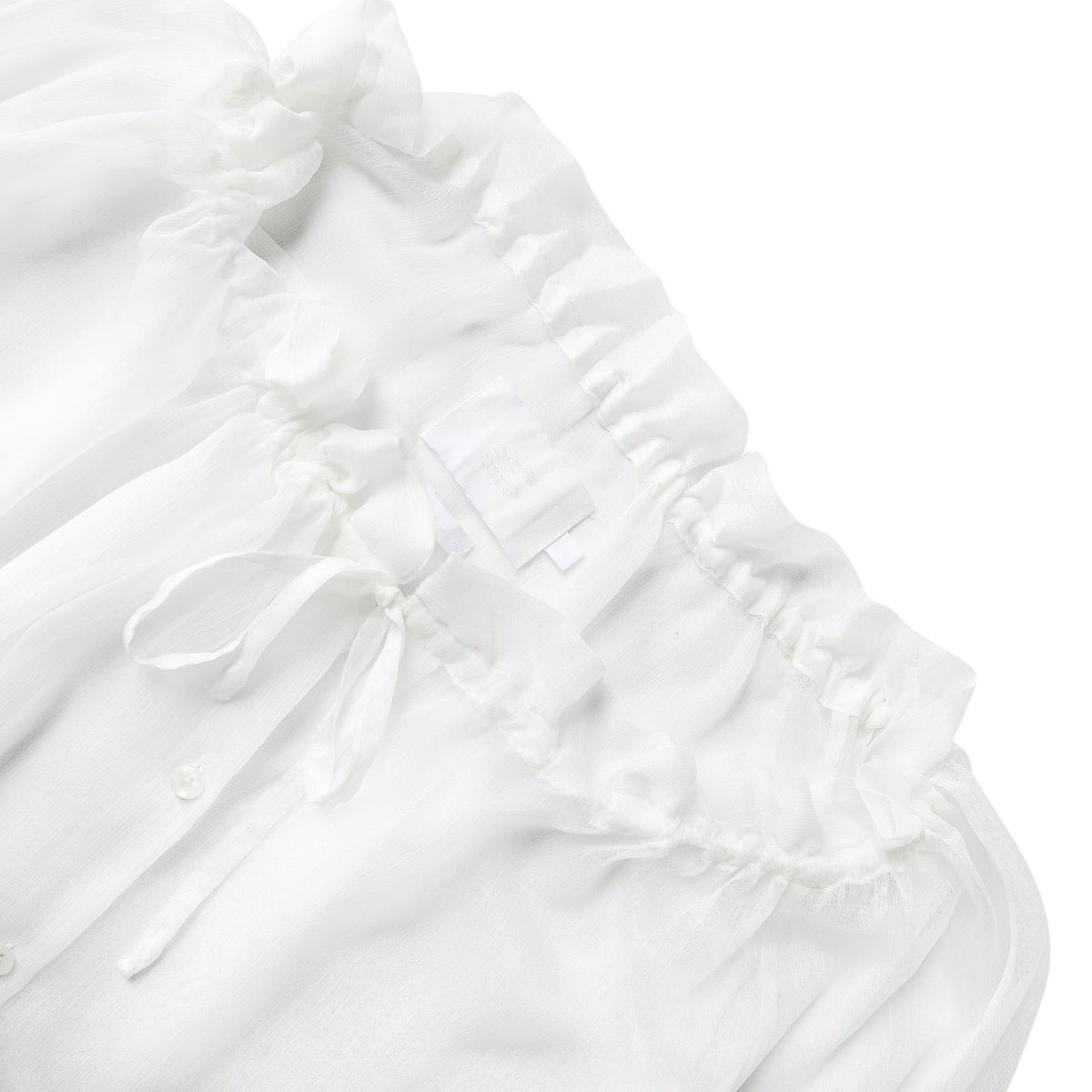 WHITE AIR SEE-THRU SHIRT