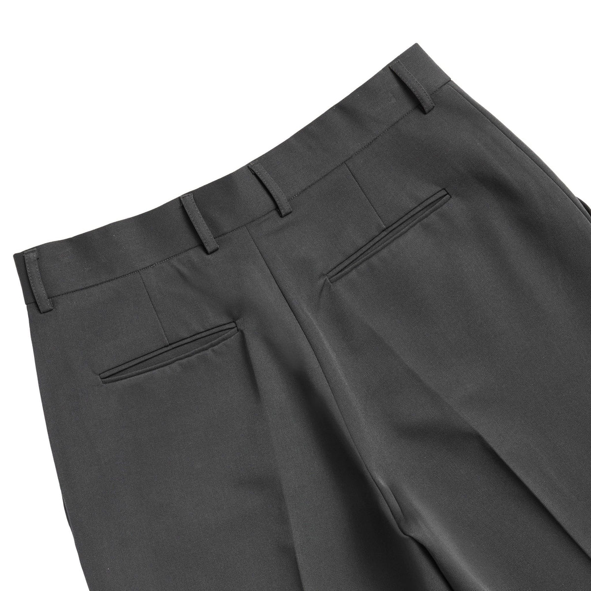 DARK GREY FLARE LINE TROUSERS