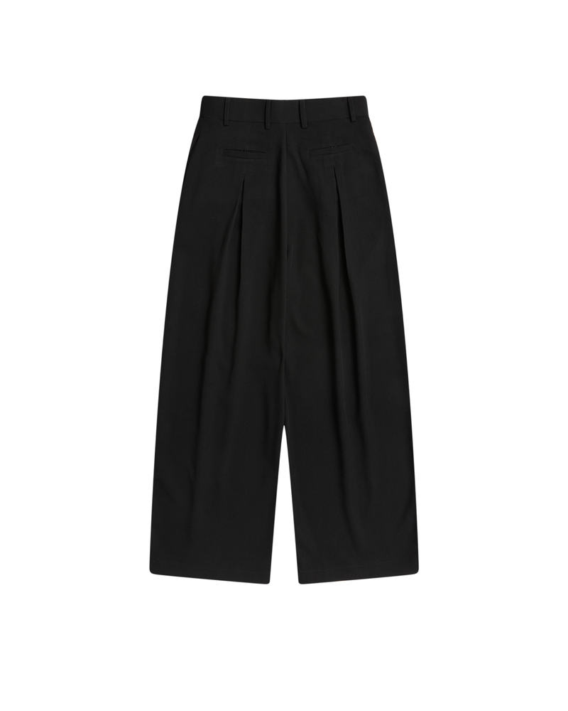 BLACK OFF-DUTY TROUSERS