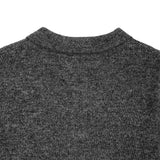 DARK GREY MAISON HENLEY POLO SHIRT
