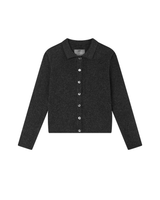 MOON GREY CONTOUR KNIT FIT SHIRT