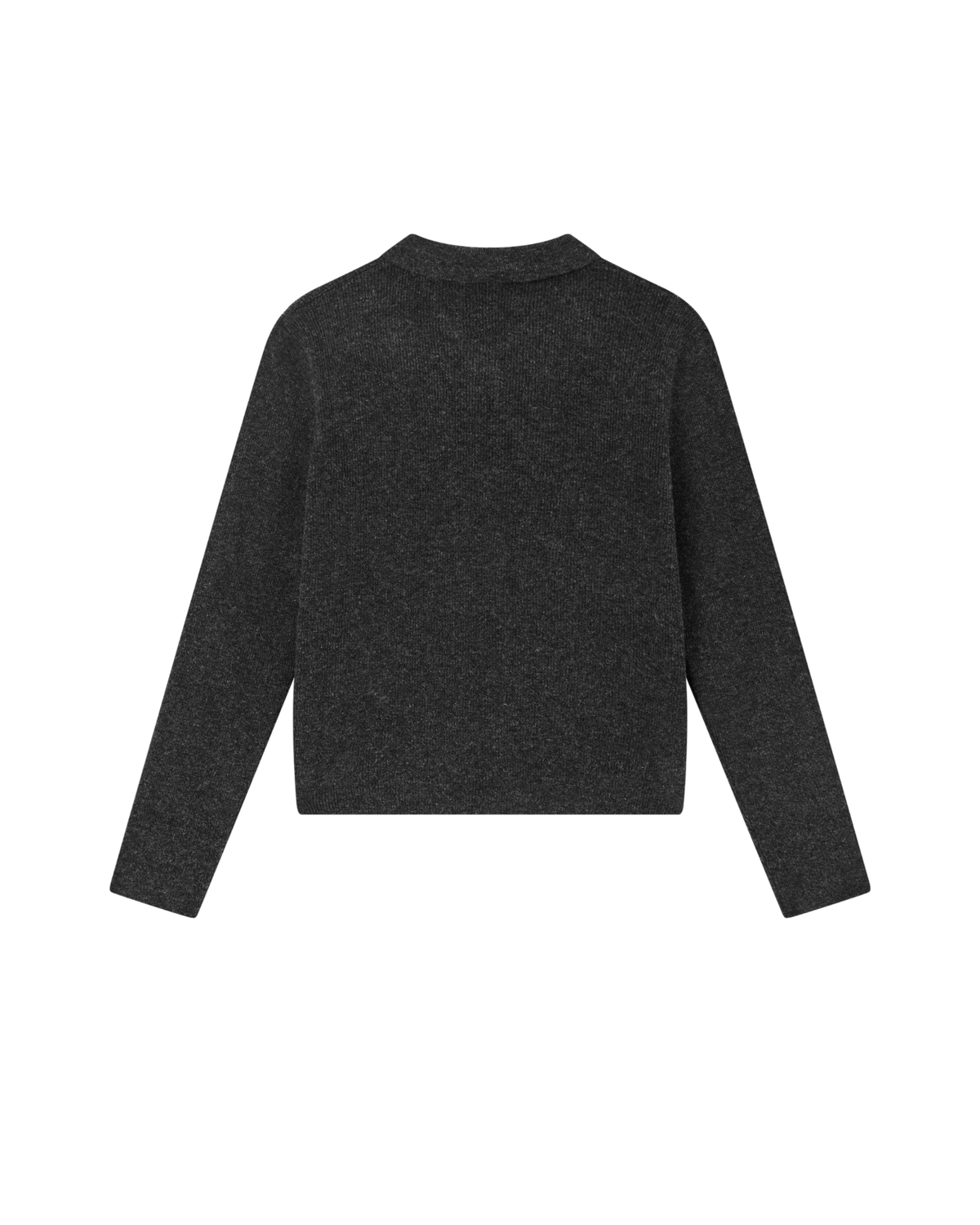MOON GREY CONTOUR KNIT FIT SHIRT