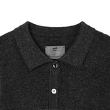 MOON GREY CONTOUR KNIT FIT SHIRT