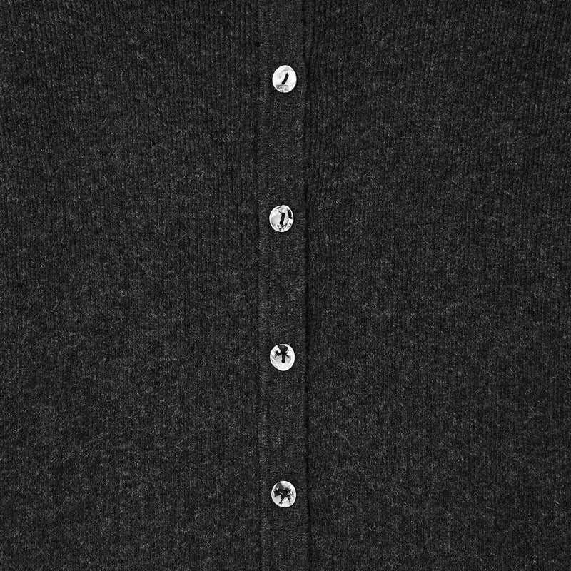MOON GREY CONTOUR KNIT FIT SHIRT