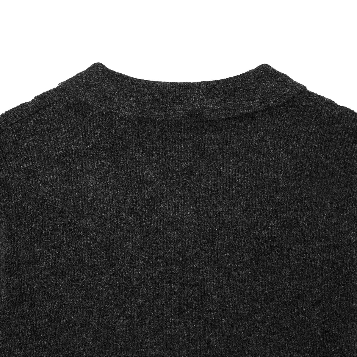 MOON GREY CONTOUR KNIT FIT SHIRT