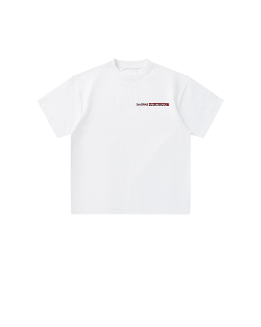 WHITE DRESSING SERVICE TEE