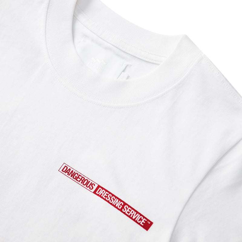 WHITE DRESSING SERVICE TEE