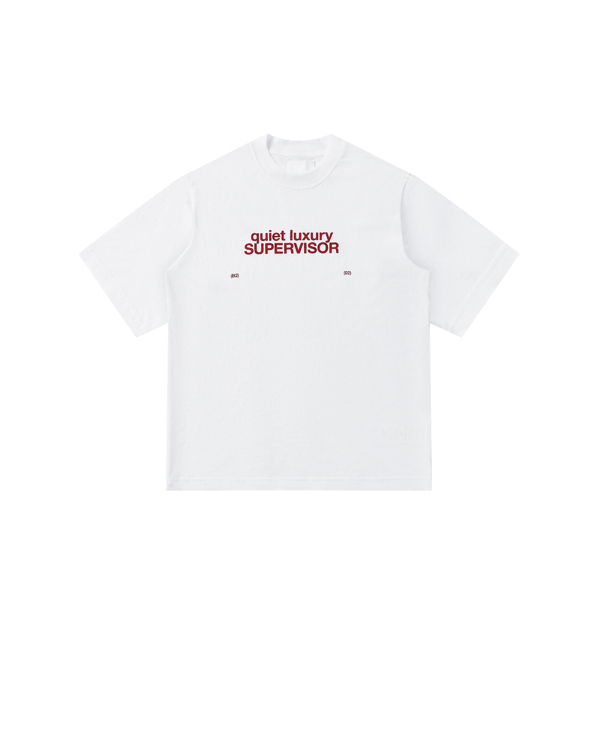 WHITE QUIET LUXURY TEE