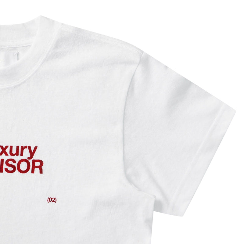 WHITE QUIET LUXURY TEE