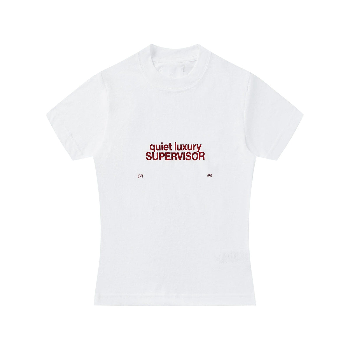WHITE QUIET LUXURY TEE