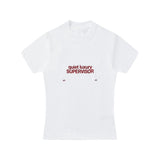 WHITE QUIET LUXURY TEE