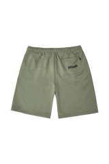 GREEN CB WII SINGLE PLEAT BCI COTTON SHORTS