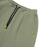 GREEN CB WII SINGLE PLEAT BCI COTTON SHORTS