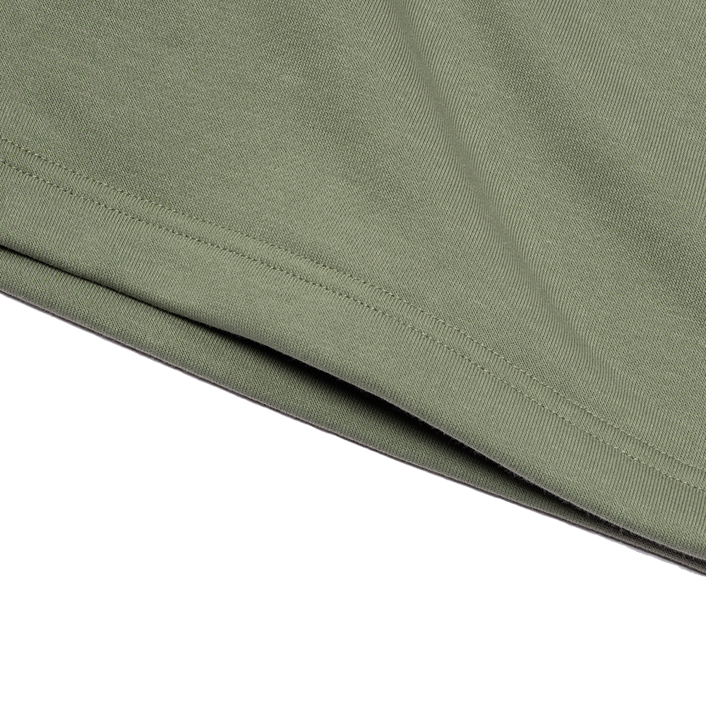 GREEN CB WII SINGLE PLEAT BCI COTTON SHORTS