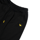 BLACK WII SINGLE PLEAT BCI COTTON SHORTS