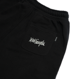 BLACK WII SINGLE PLEAT BCI COTTON SHORTS