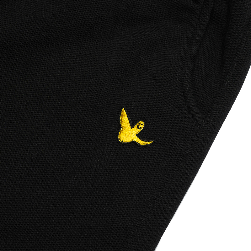 BLACK WII SINGLE PLEAT BCI COTTON SHORTS
