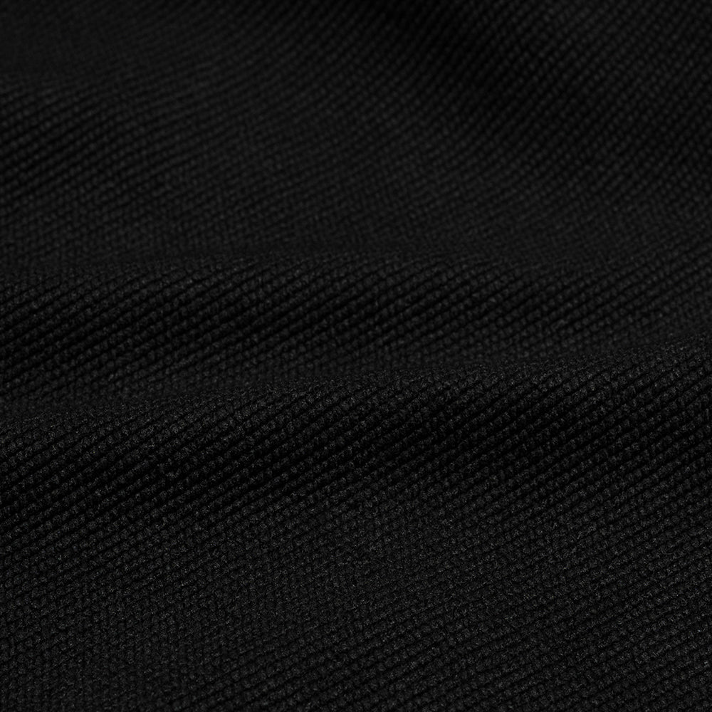 BLACK WII SINGLE PLEAT BCI COTTON SHORTS
