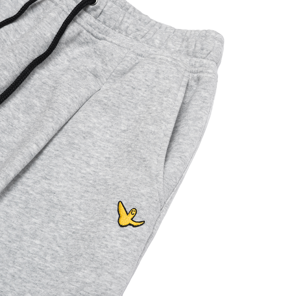 HEATHER GRAY WII SINGLE PLEAT BCI COTTON SHORTS