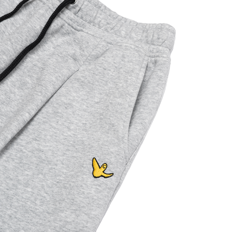 HEATHER GRAY WII SINGLE PLEAT BCI COTTON SHORTS