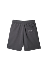 DARK GRAY WII SINGLE PLEAT BCI COTTON SHORTS