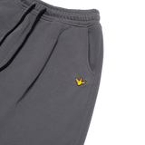 DARK GRAY WII SINGLE PLEAT BCI COTTON SHORTS