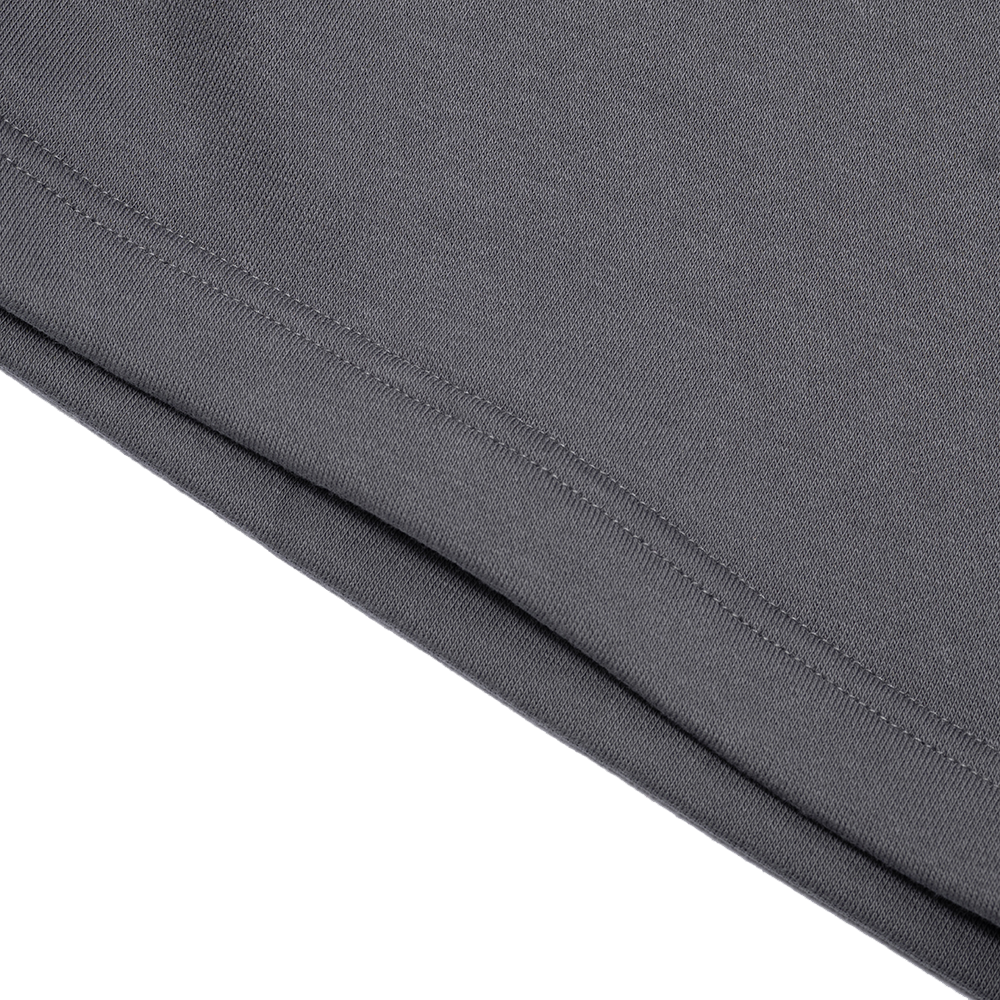 DARK GRAY WII SINGLE PLEAT BCI COTTON SHORTS