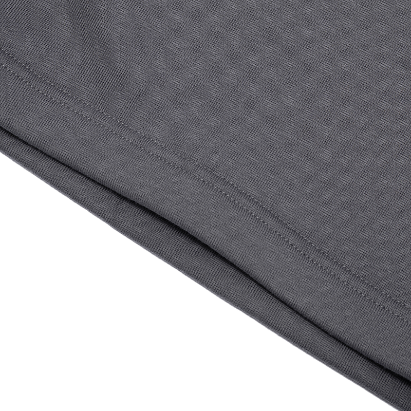 DARK GRAY WII SINGLE PLEAT BCI COTTON SHORTS