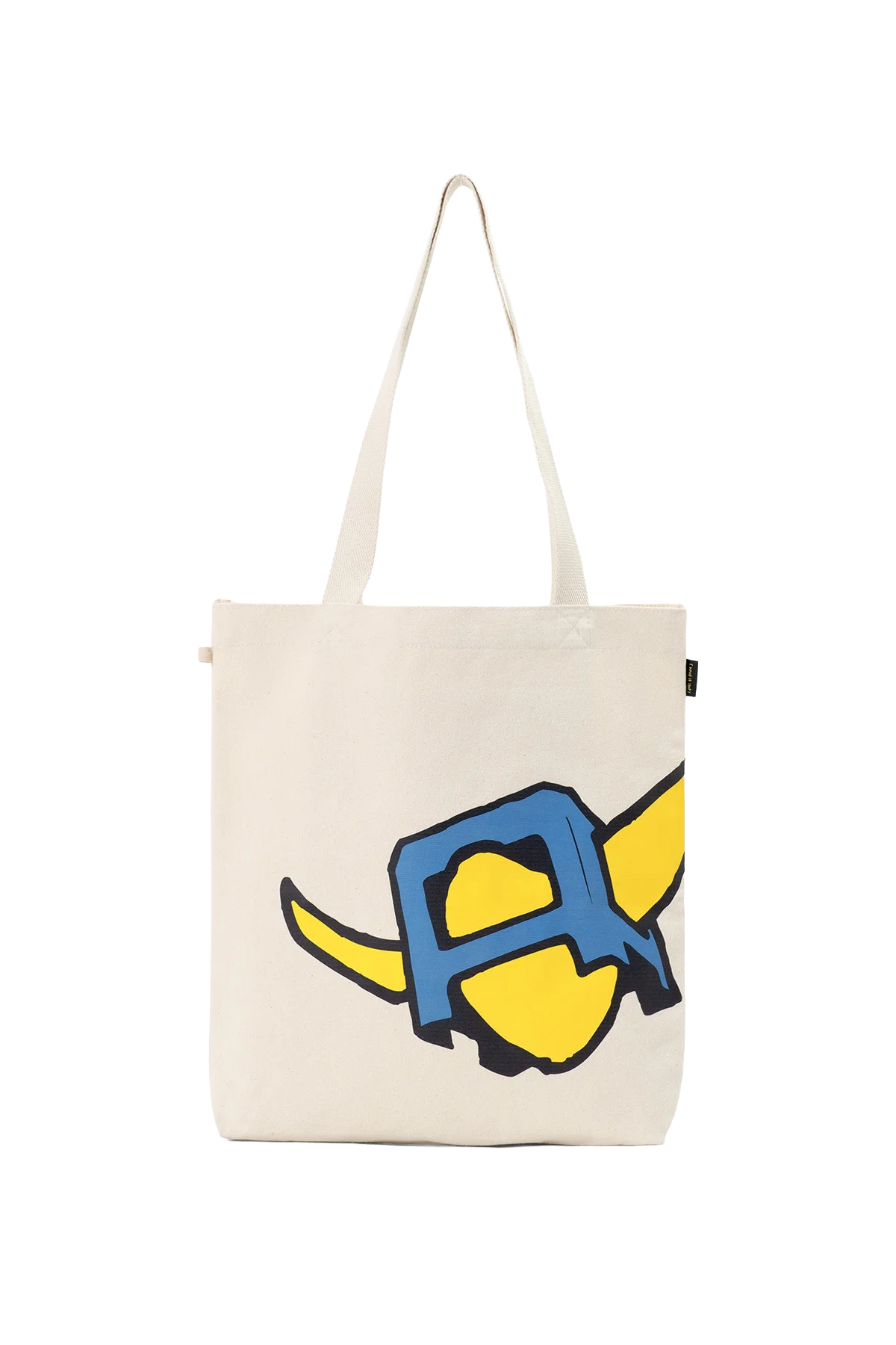 BEIGE WII ANGEL STOOL CANVAS TOTE BAG