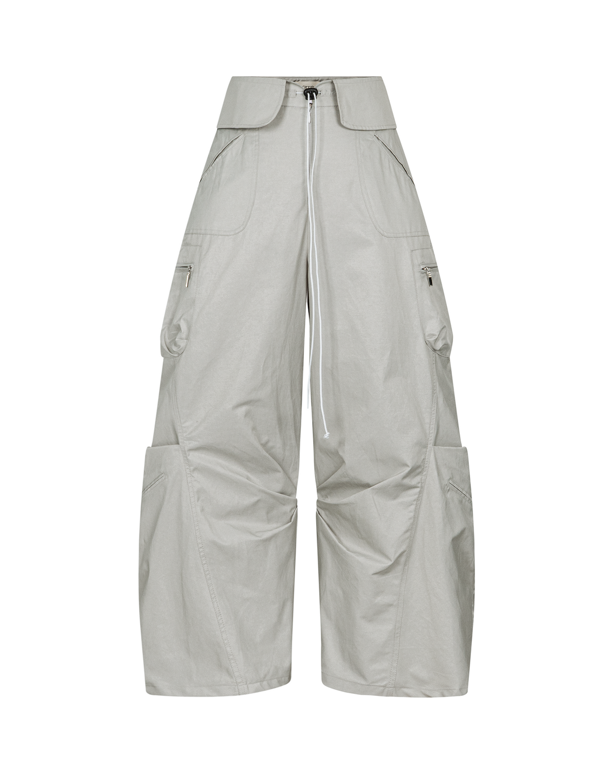GRAY GLEAMURE PARACHUTE PANTS